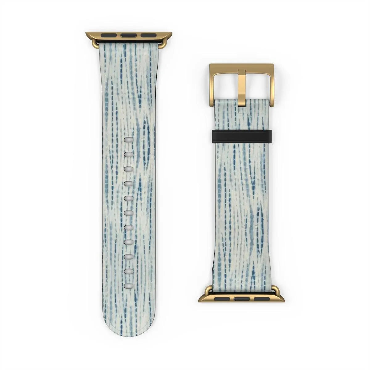 Japanese Shibori Print Watch Band - The Global Wanderer