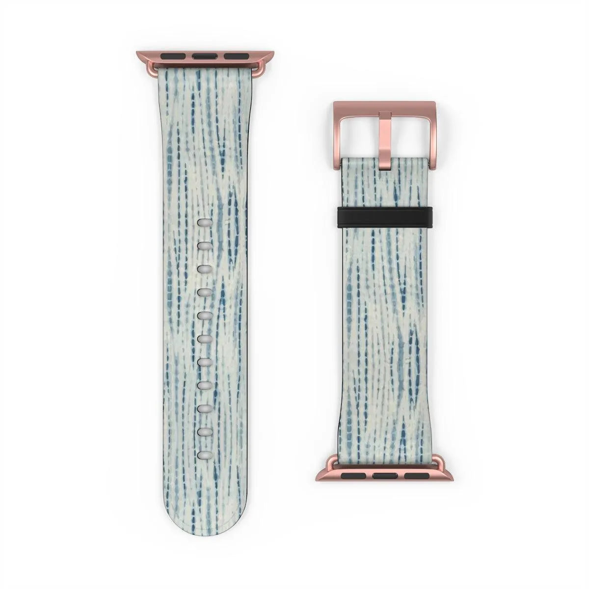 Japanese Shibori Print Watch Band - The Global Wanderer