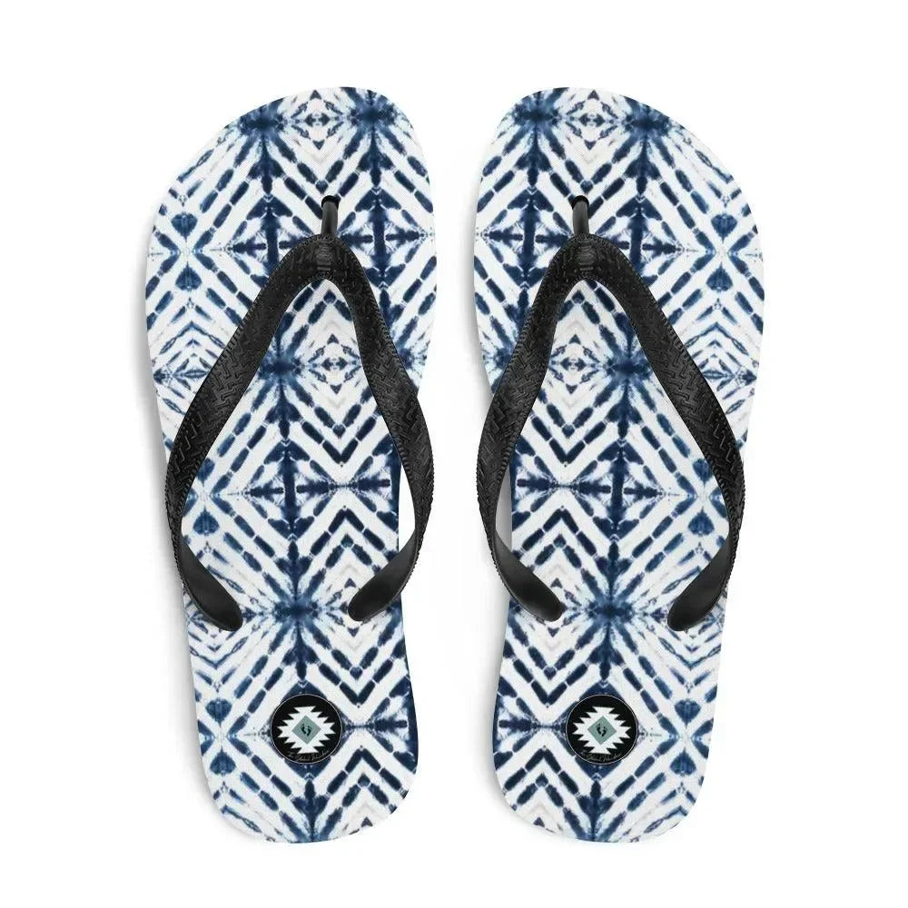 Kanazawa Silk Shibori Flip Flops - The Global Wanderer