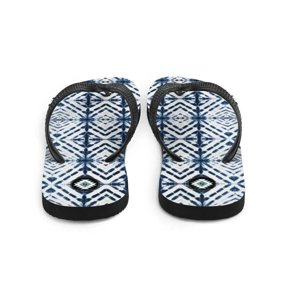 Kanazawa Silk Shibori Flip Flops - The Global Wanderer