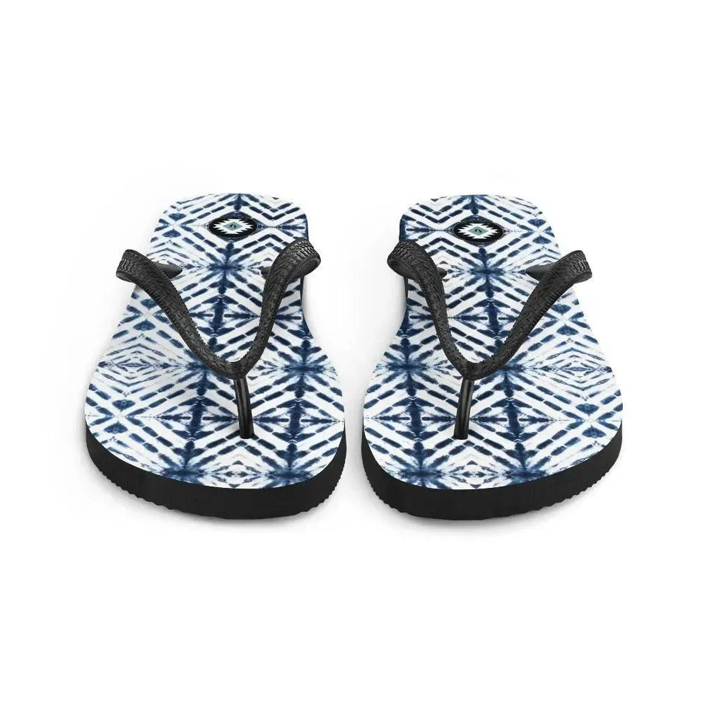 Kanazawa Silk Shibori Flip Flops - The Global Wanderer