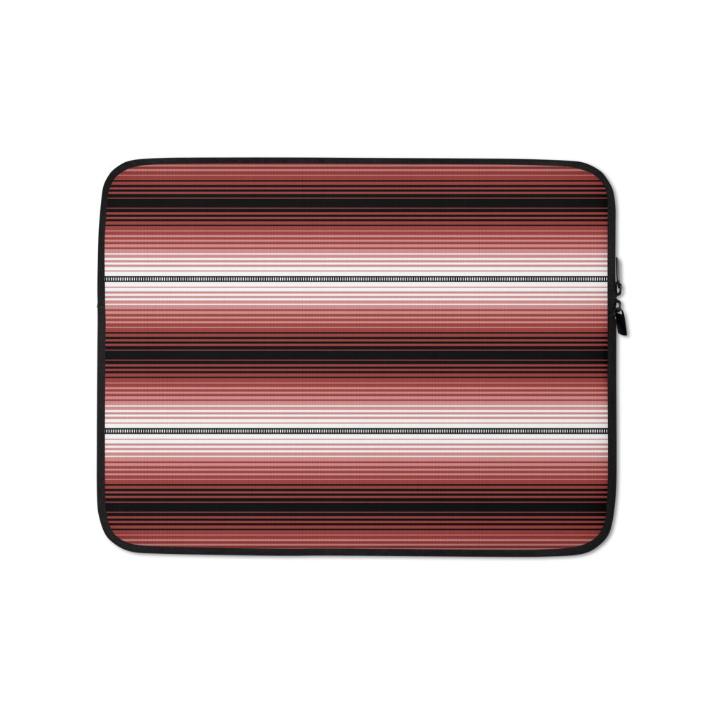 Red Mexican Serape Laptop Case