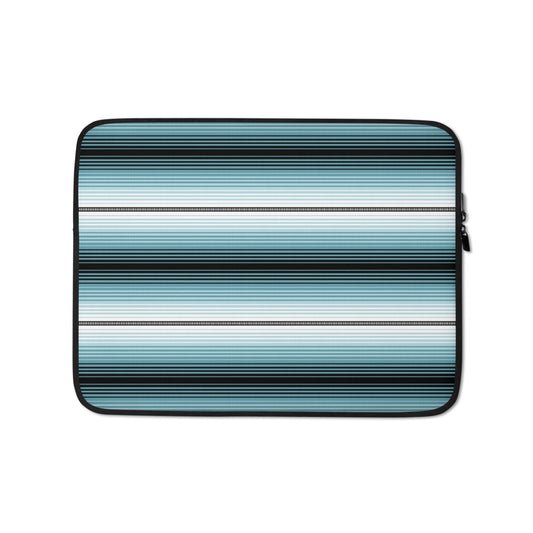 Blue Mexican Serape 13 inches Laptop Case 