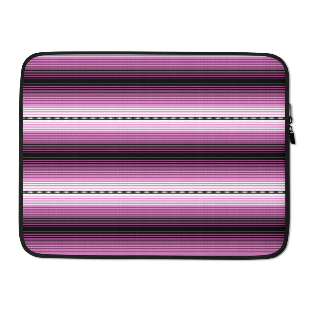 Pink Mexican Serape Laptop Case