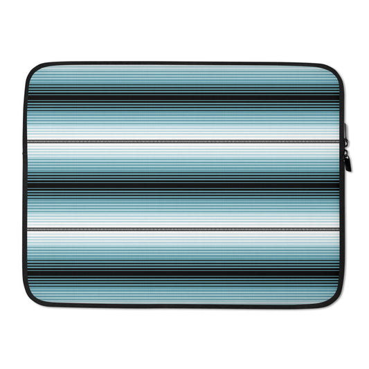 Blue Mexican Serape 15 inches Laptop Case 