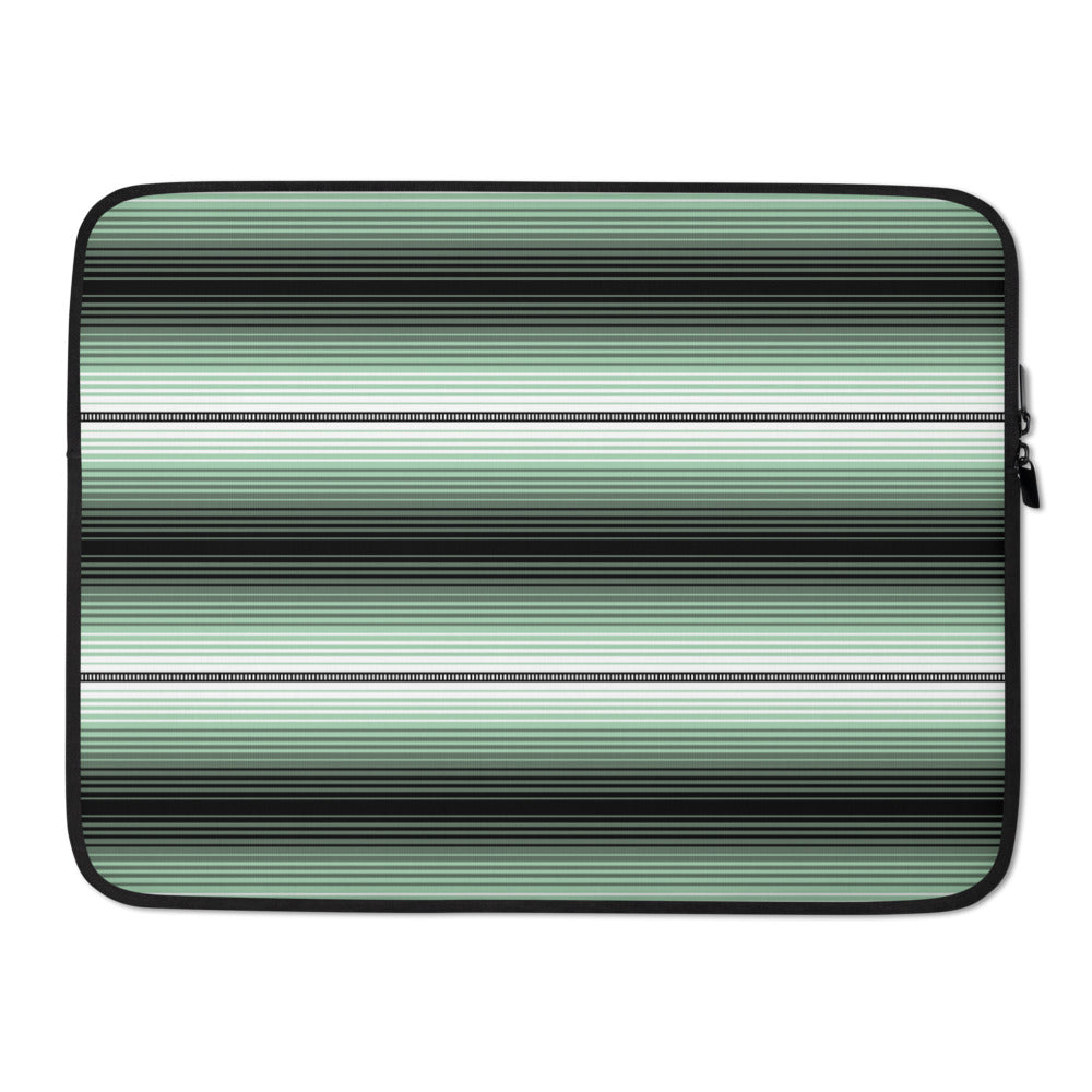 Green Mexican Serape Laptop Case