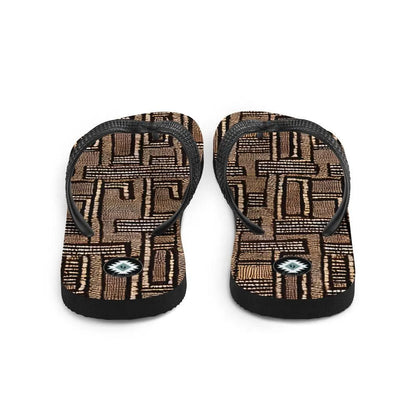 Malian Mud Cloth Flip Flops - The Global Wanderer