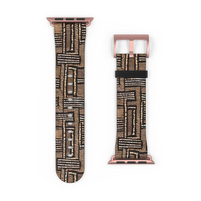 Malian Mud Cloth Watch Band - The Global Wanderer