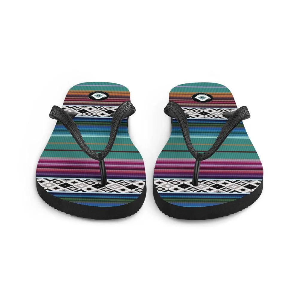 Mexican Aztec Flip Flops - The Global Wanderer