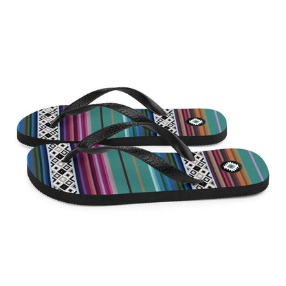 Mexican Aztec Flip Flops - The Global Wanderer