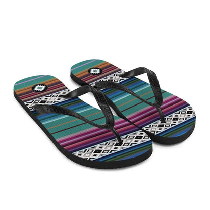 Mexican Aztec Flip Flops - The Global Wanderer