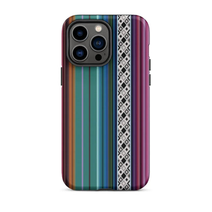 Mexican Aztec Tough MagSafe iPhone case - The Global Wanderer