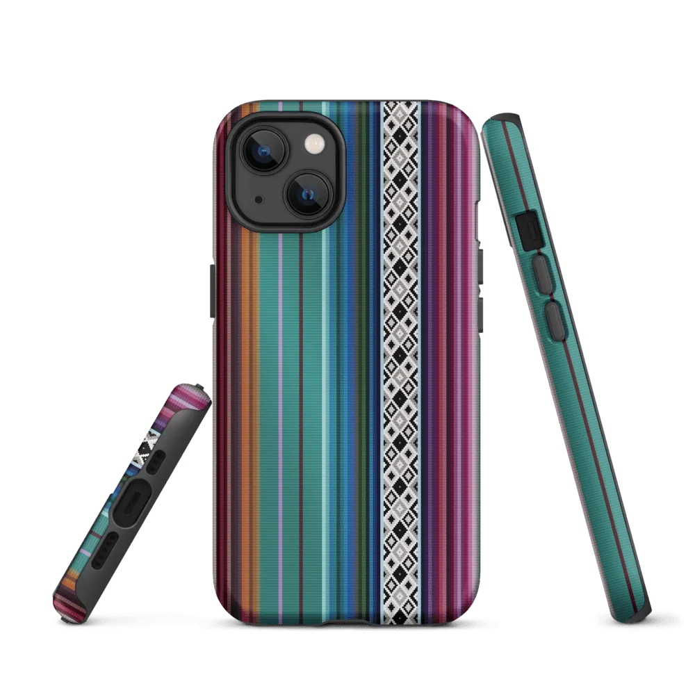 Mexican Aztec Tough MagSafe iPhone case - The Global Wanderer