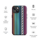 Mexican Aztec Tough MagSafe iPhone case - The Global Wanderer