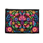 Mexican Black Otomi Print Pouch - The Global Wanderer