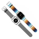 Mexican Blue-Orange Serape Watch Band - The Global Wanderer