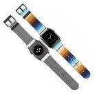 Mexican Blue-Orange Serape Watch Band - The Global Wanderer