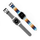 Mexican Blue-Orange Serape Watch Band - The Global Wanderer