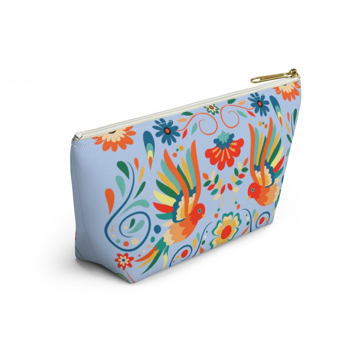 Mexican Otomi Bird Print Pouch - The Global Wanderer