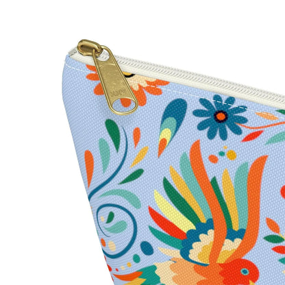 Mexican Otomi Bird Print Pouch - The Global Wanderer