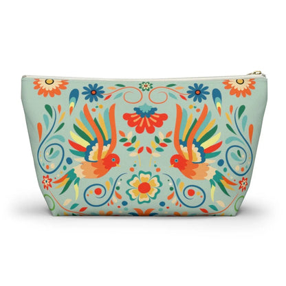 Mexican Otomi Bird Print Pouch - The Global Wanderer