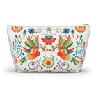 Mexican Otomi Bird Print Pouch - The Global Wanderer