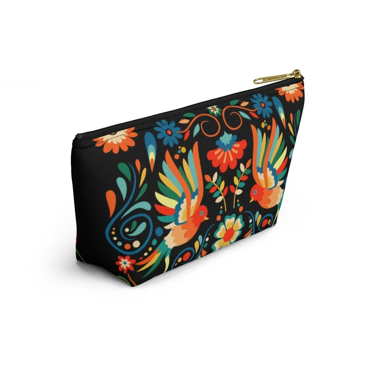 Mexican Otomi Bird Print Pouch - The Global Wanderer