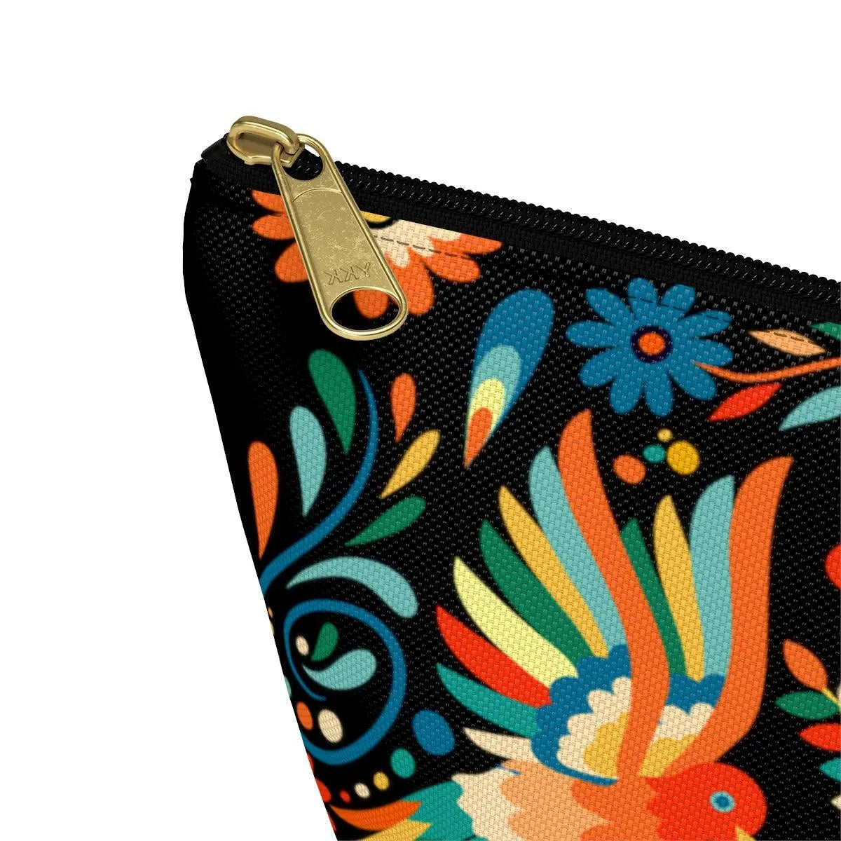 Mexican Otomi Bird Print Pouch - The Global Wanderer