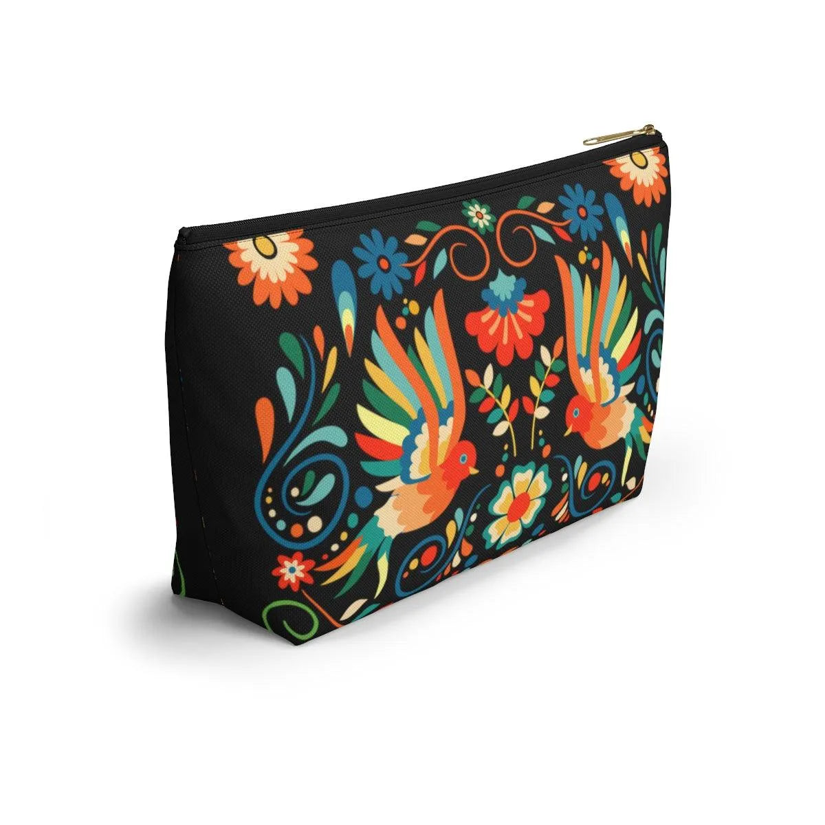 Mexican Otomi Bird Print Pouch - The Global Wanderer