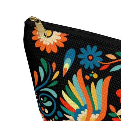 Mexican Otomi Bird Print Pouch - The Global Wanderer