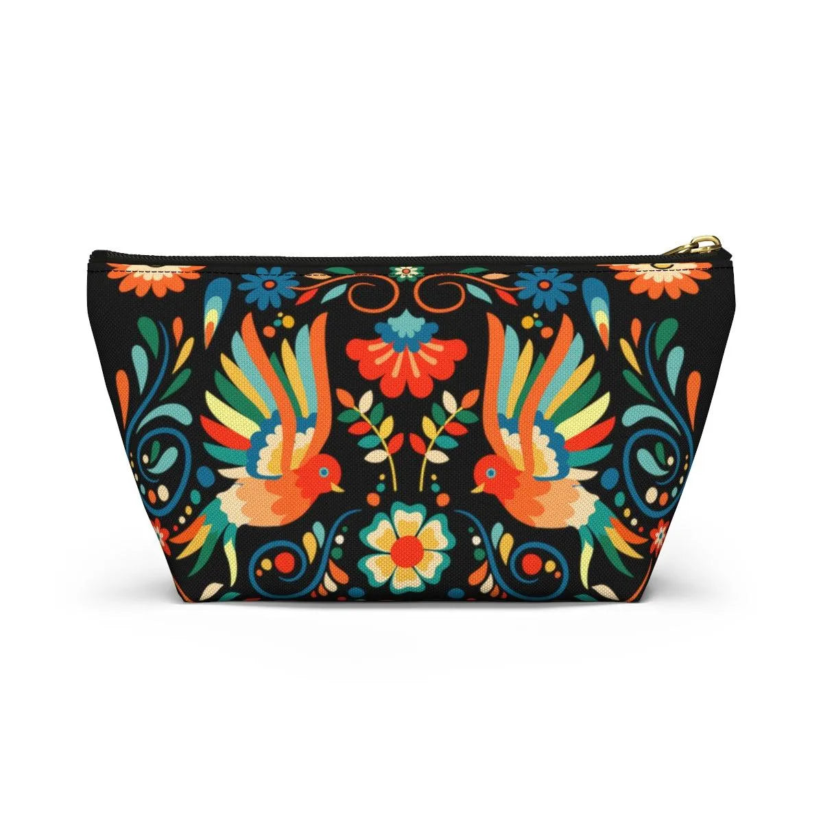 Mexican Otomi Bird Print Pouch - The Global Wanderer