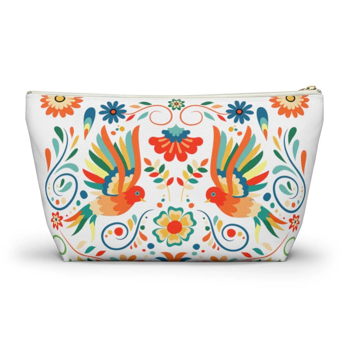 Mexican Otomi Bird Print Pouch - The Global Wanderer