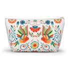 Mexican Otomi Bird Print Pouch - The Global Wanderer