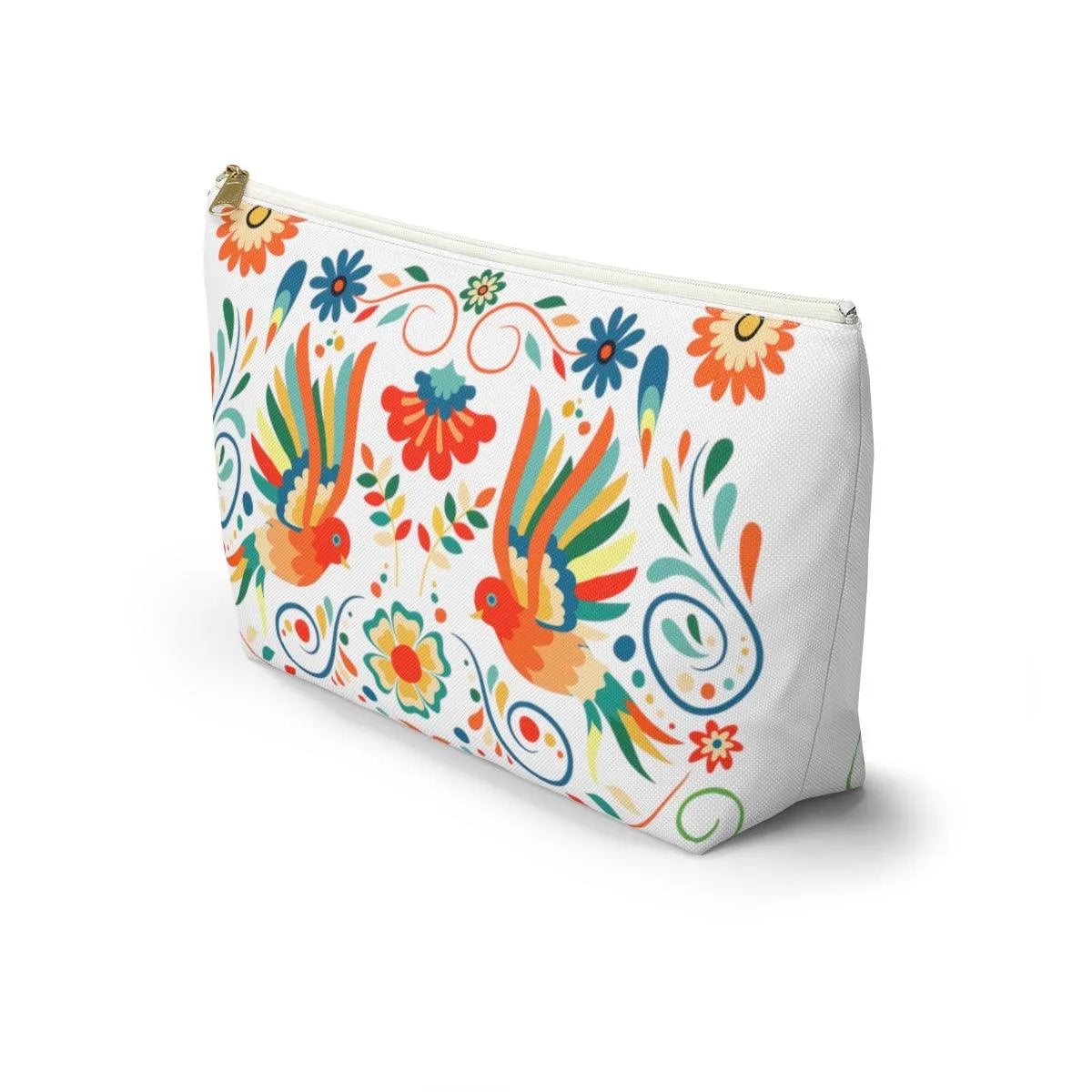 Mexican Otomi Bird Print Pouch - The Global Wanderer