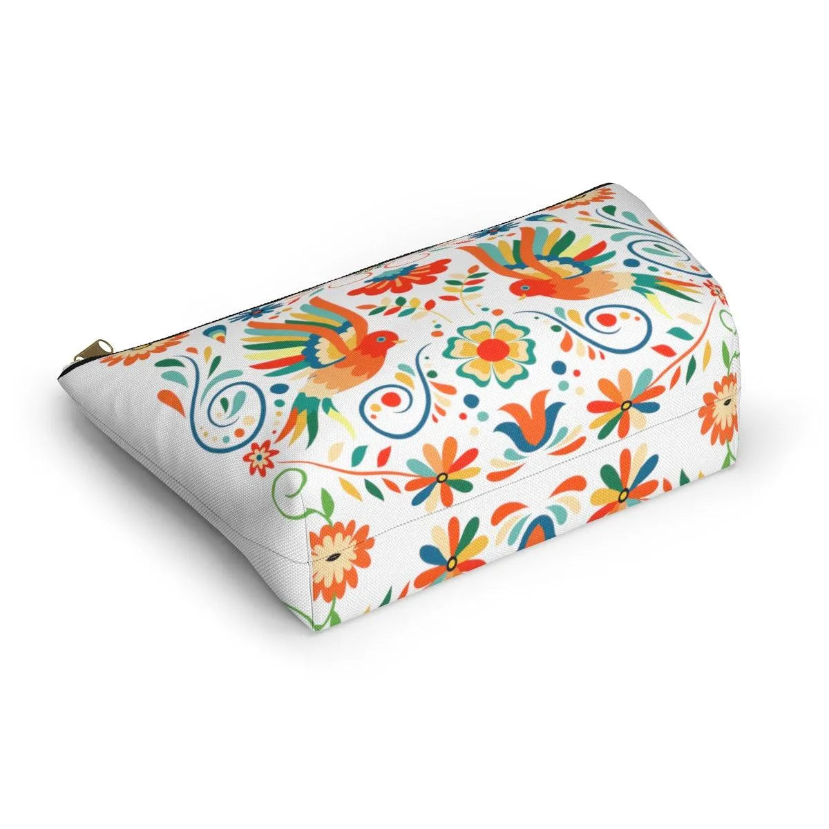 Mexican Otomi Bird Print Pouch - The Global Wanderer