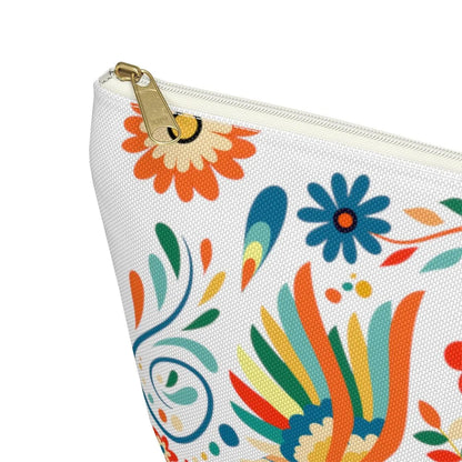 Mexican Otomi Bird Print Pouch - The Global Wanderer