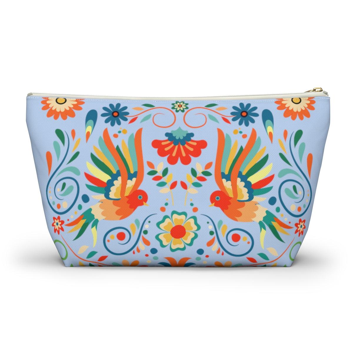 Mexican Otomi Bird Print Pouch - The Global Wanderer