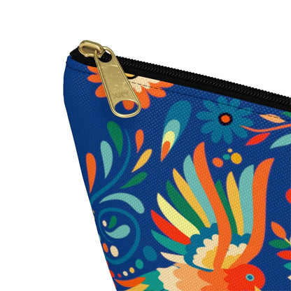 Mexican Otomi Bird Print Pouch - The Global Wanderer