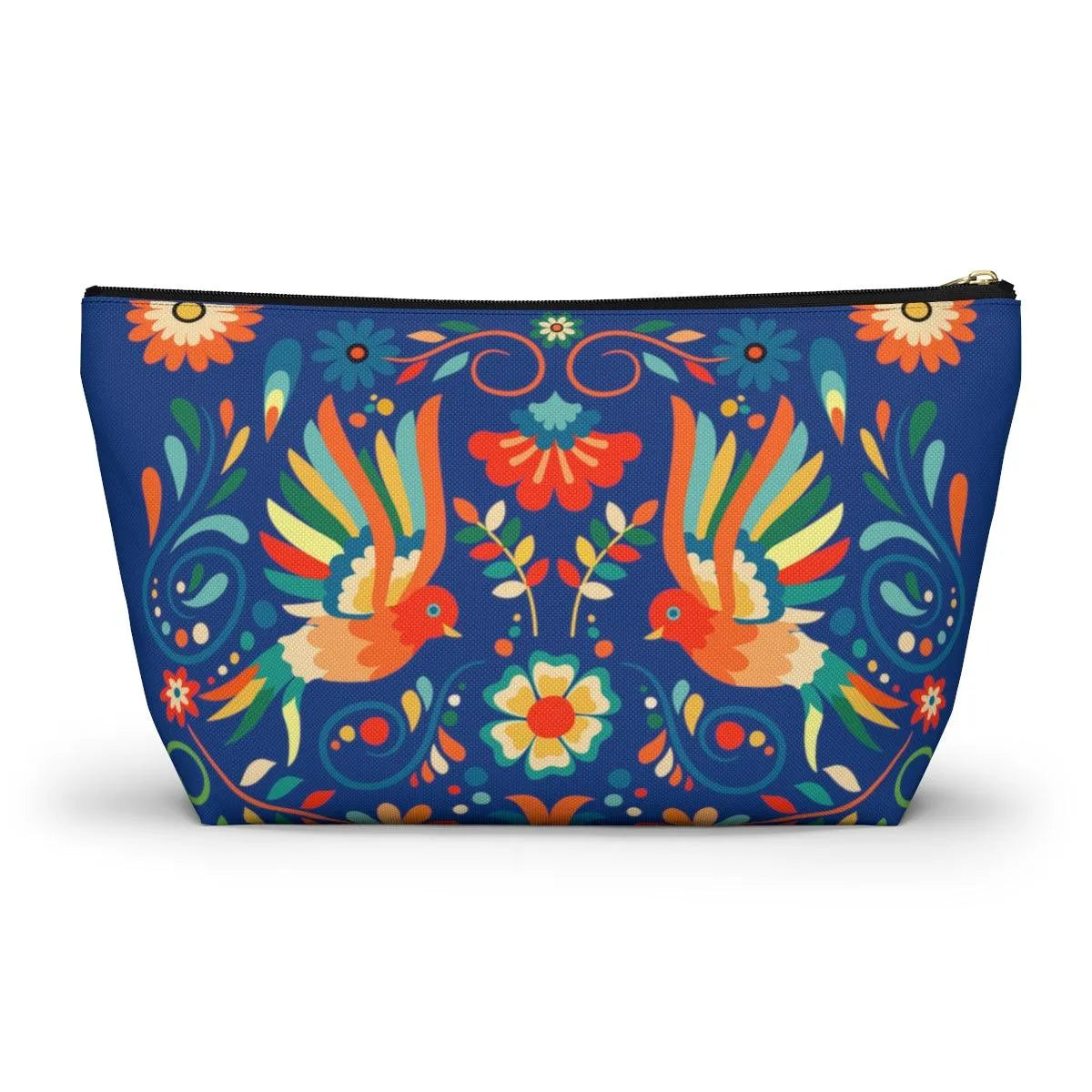 Mexican Otomi Bird Print Pouch - The Global Wanderer