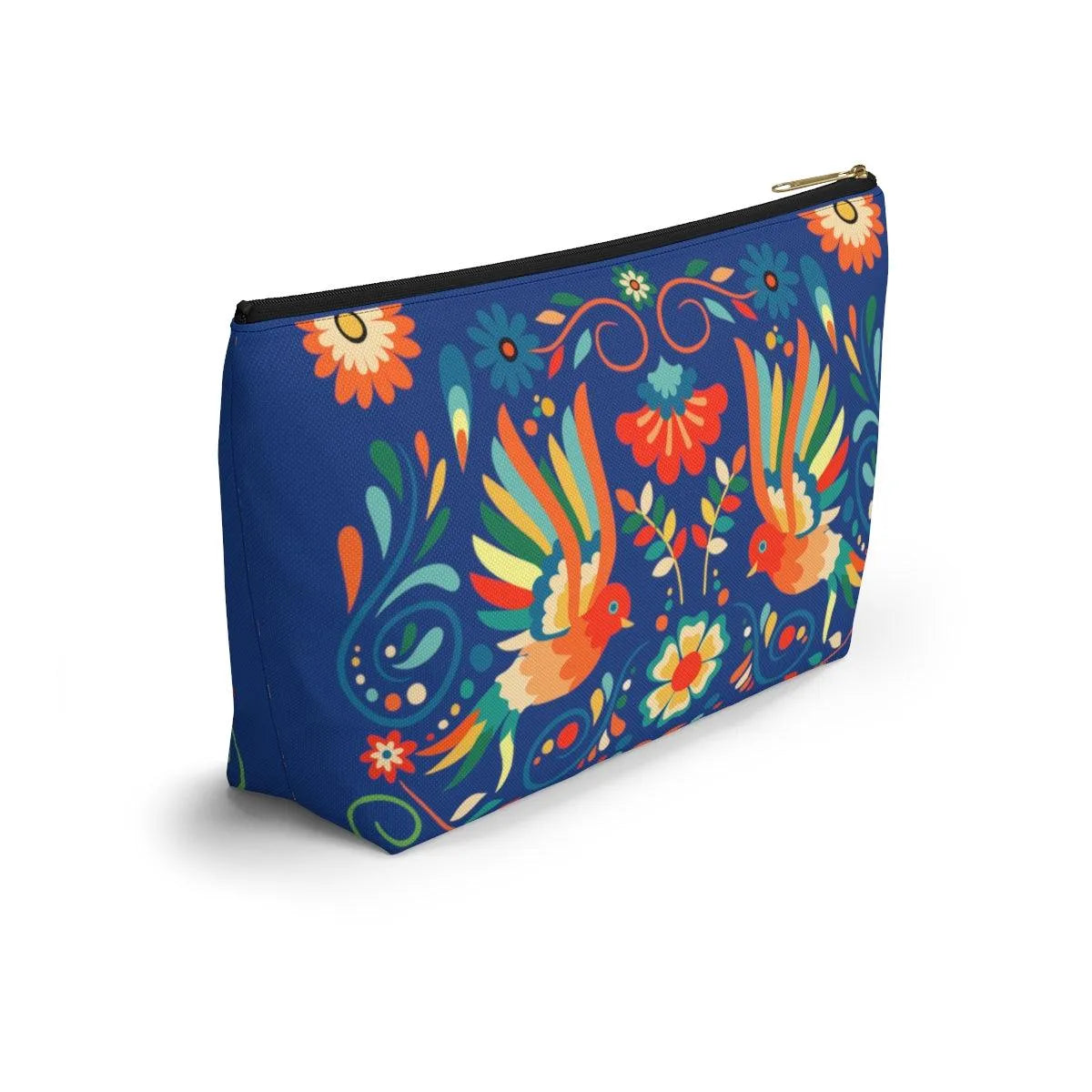 Mexican Otomi Bird Print Pouch - The Global Wanderer