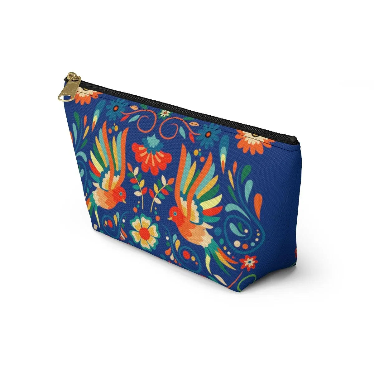 Mexican Otomi Bird Print Pouch - The Global Wanderer