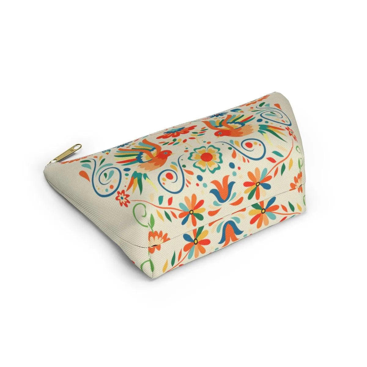 Mexican Otomi Bird Print Pouch - The Global Wanderer