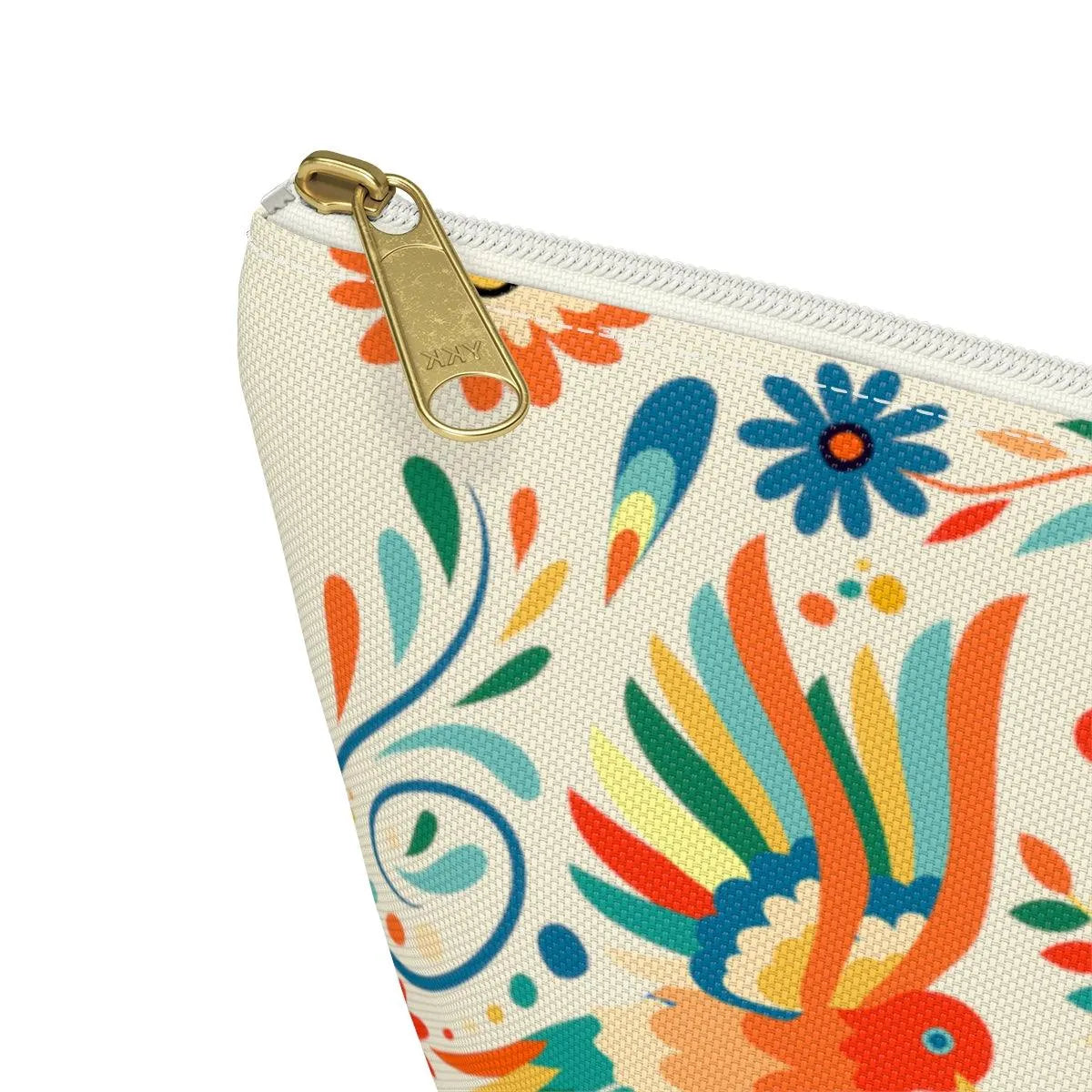 Mexican Otomi Bird Print Pouch - The Global Wanderer