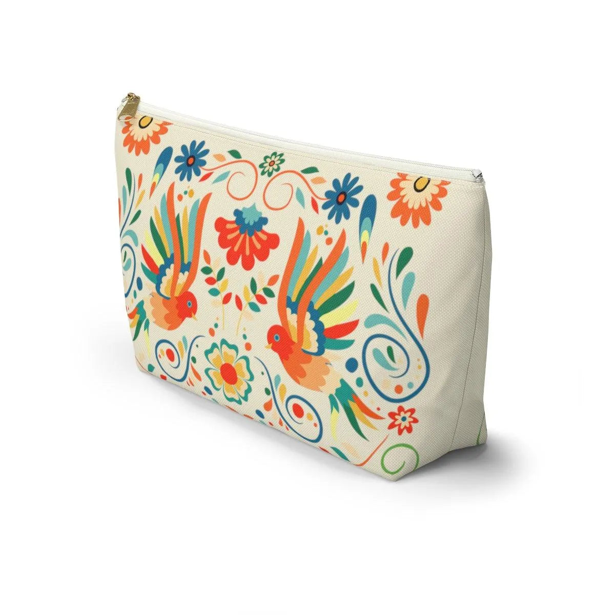 Mexican Otomi Bird Print Pouch - The Global Wanderer