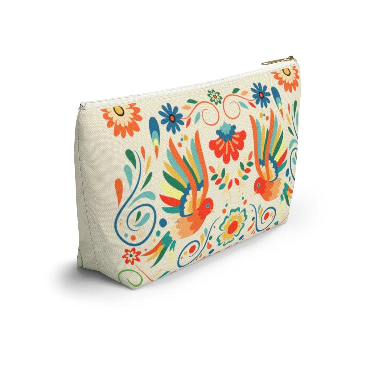 Mexican Otomi Bird Print Pouch - The Global Wanderer