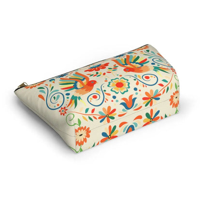 Mexican Otomi Bird Print Pouch - The Global Wanderer