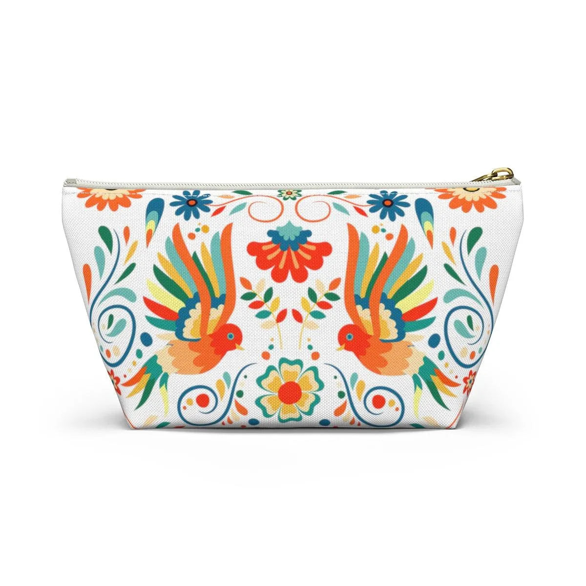 Mexican Otomi Bird Print Pouch - The Global Wanderer