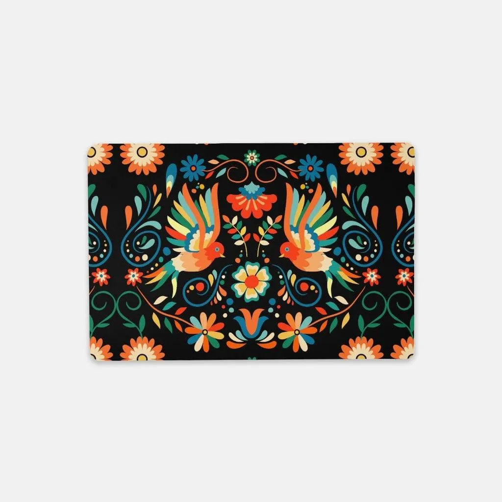 Mexican Otomi Print Desk Mat - The Global Wanderer