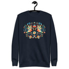 Mexican Otomi Print Fleece Sweatshirt - The Global Wanderer