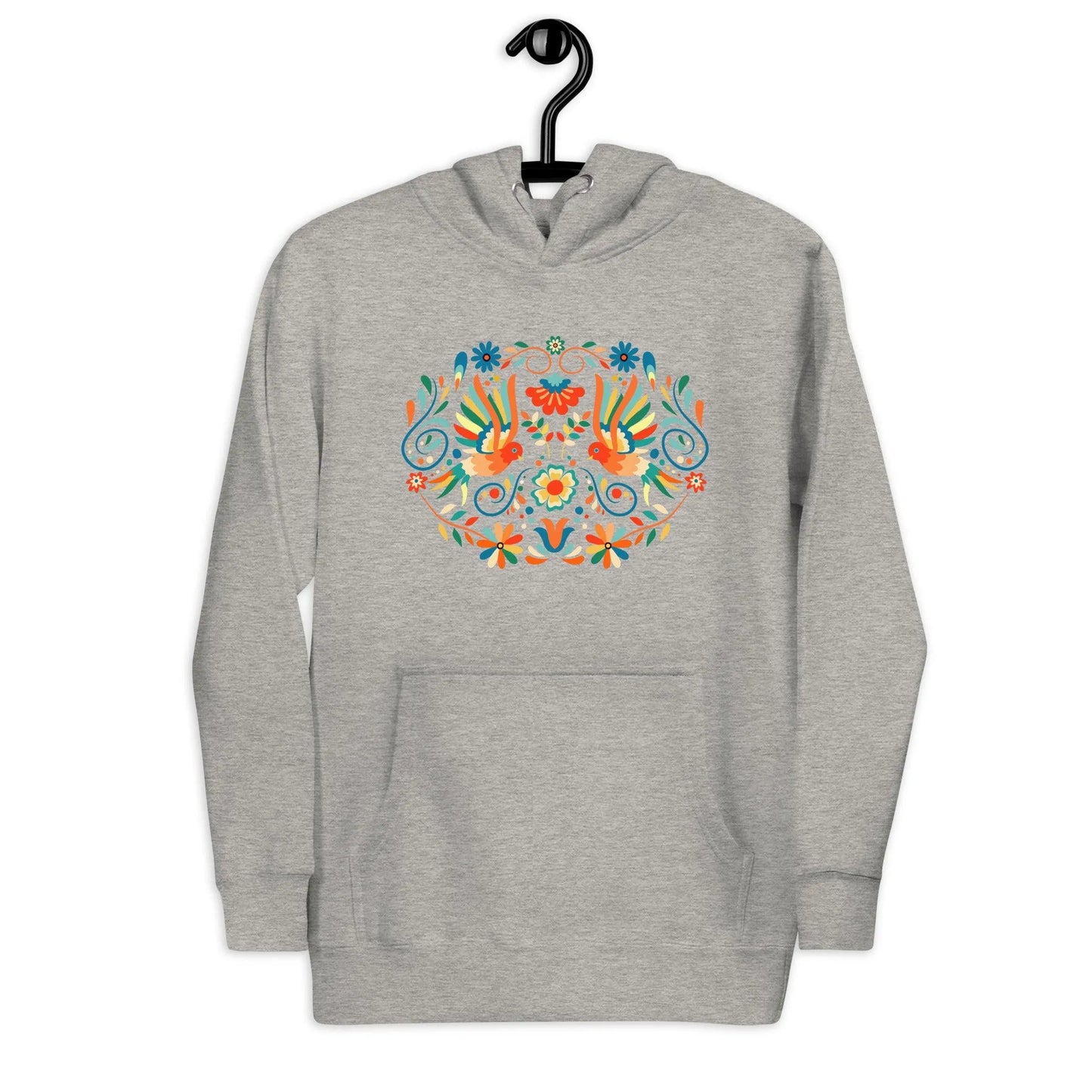 Mexican Otomi Print Hoodie - The Global Wanderer